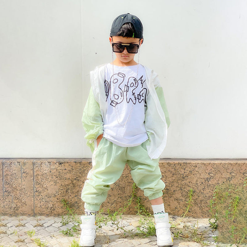 Pac-Man Family UPF 50+ Sun Protection Zipper Jacket with Pocket