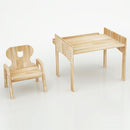 Childrens Primary Adjustable Bear Table and Chair Set