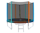 8FT Round Trampolines Multi-coloured