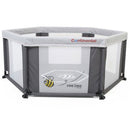 Veebee Continental 6 Sided Play Yard Marble Grey