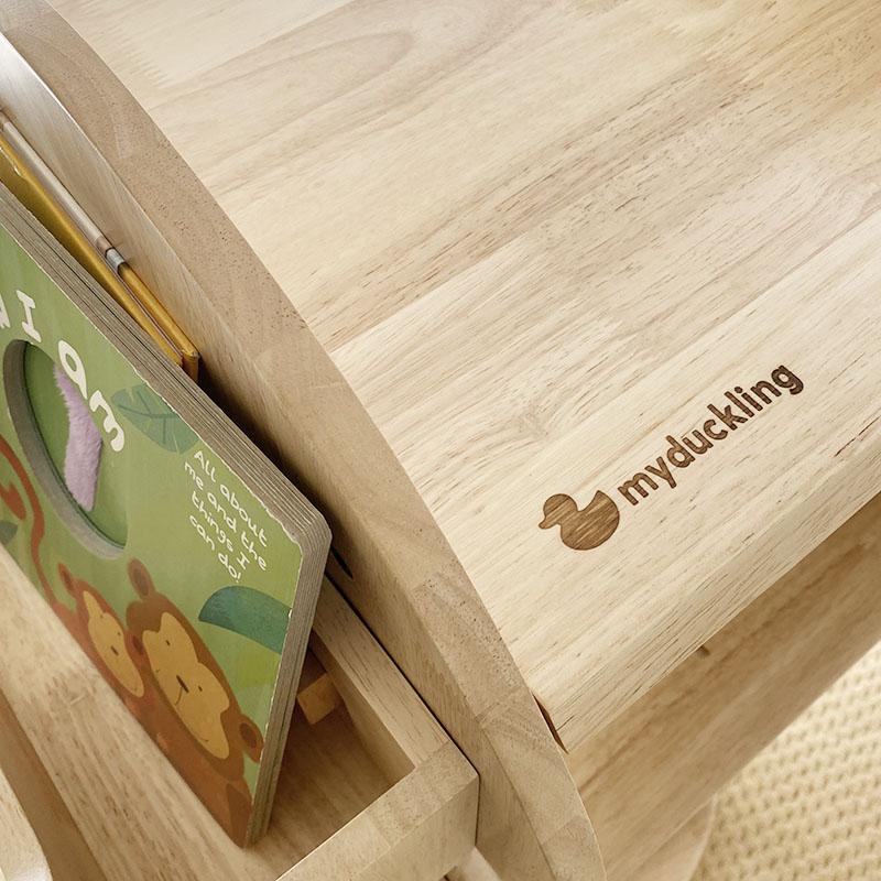 My duckling BINDI  Revolving Solid Wood Children's Bookcase