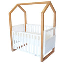 Babyhood - Kaylula Mila Cot - Beech/White
