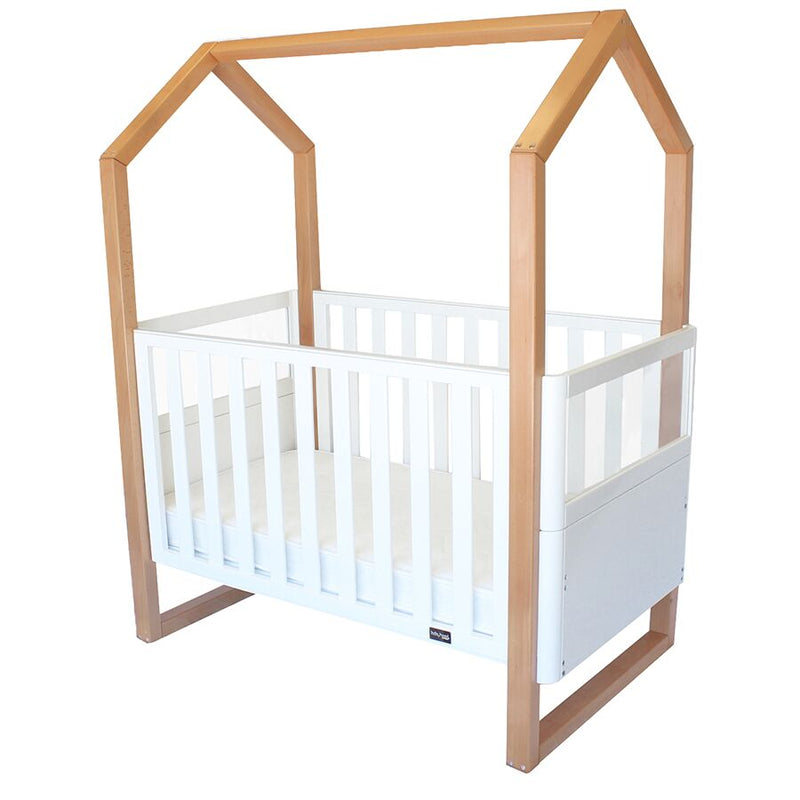 Babyhood - Kaylula Mila Cot - Beech/White