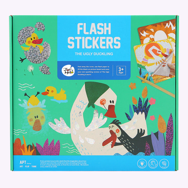 THE UGLY DUCKLING FLASH STICKERS CRAFT KIT