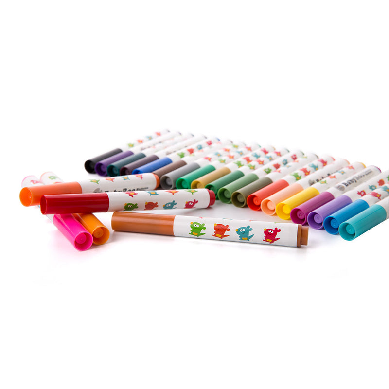 WASHABLE MARKERS -BABY ROO 24 COLOURS