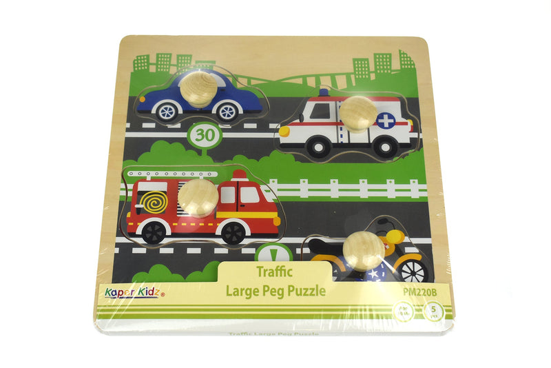 TRAFFIC LARGE PEG PUZZLE