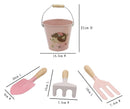 CALM & BREEZY KIDS GARDEN TOOL 4PCS SET PINK