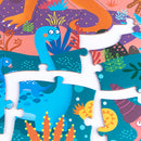 DINOSAUR PARADISE JIGSAW FLOOR PUZZLE 24PCS