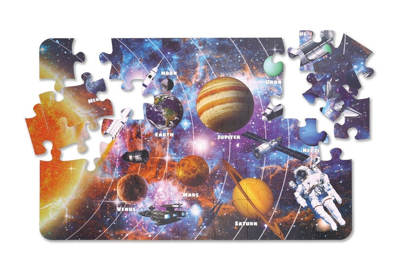 SOLAR SYSTEM JIGSAW FLOOR PUZZLE 46PCS