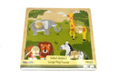 SAFARI ANIMAL LARGE PEG PUZZLE