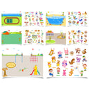 REUSABLE STICKER PAD SET - CITY PARK