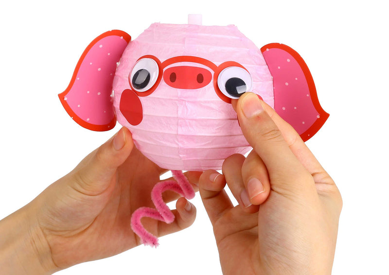 ANIMAL PAPER LANTERNS CRAFT KIT