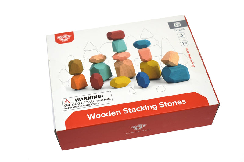 WOODEN STACKING STONES