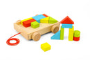 PULL ALONG CART WITH BLOCKS SMALL