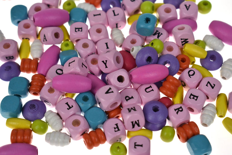 YUM YUM ORANGE JAZZ BERRY ALPHABET BEAD CRAFT KIT