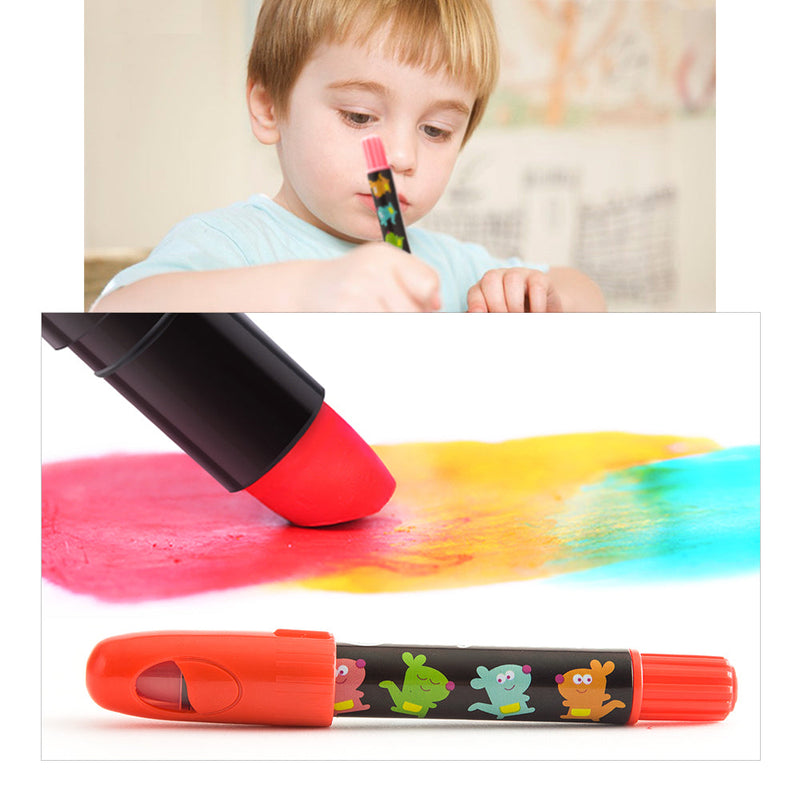 SILKY WASHABLE CRAYON -BABY ROO 6 COLORS