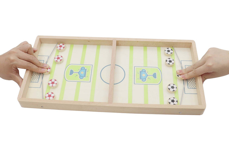 WOODEN SLING SOCCER GAME