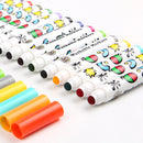 SPECIAL ROUND TIP WASHABLE MARKER -24 COLORS