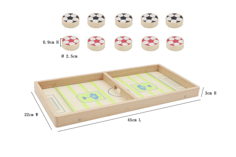 WOODEN SLING SOCCER GAME