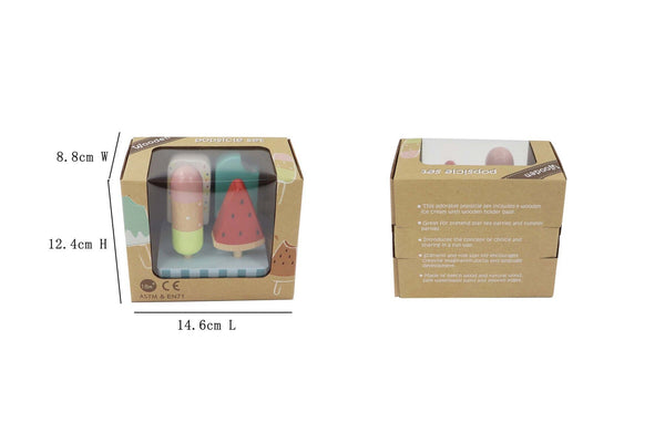 WOODEN ICY POLE SET