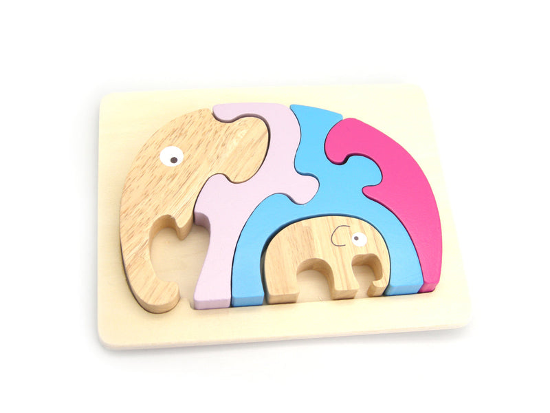 STACKING JIGSAW-ELEPHANT & BABY